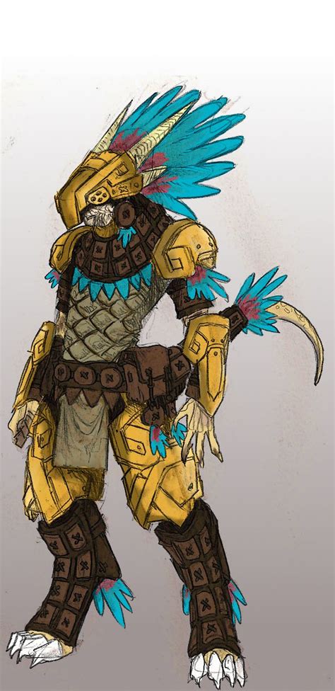 why are all aztec inspired fantasy races lizards